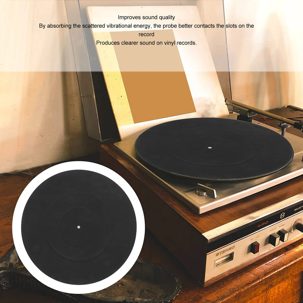 Vinyl Record Mat Turntable Platter Vibration Reduction Static