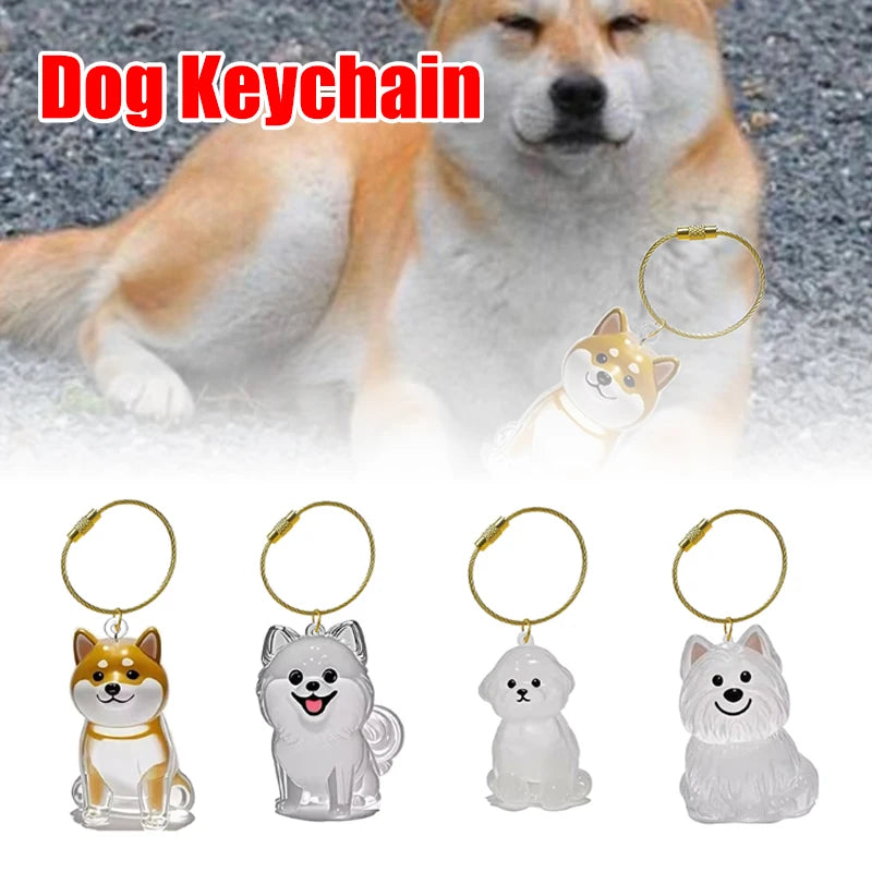1Pcs Clear Puppy Hair Memorial Keepsake Capsule Pet's Dog Fur Container DIY Pendant Keychain Decor Pet Lovers Home Display Gifts Zpaxo