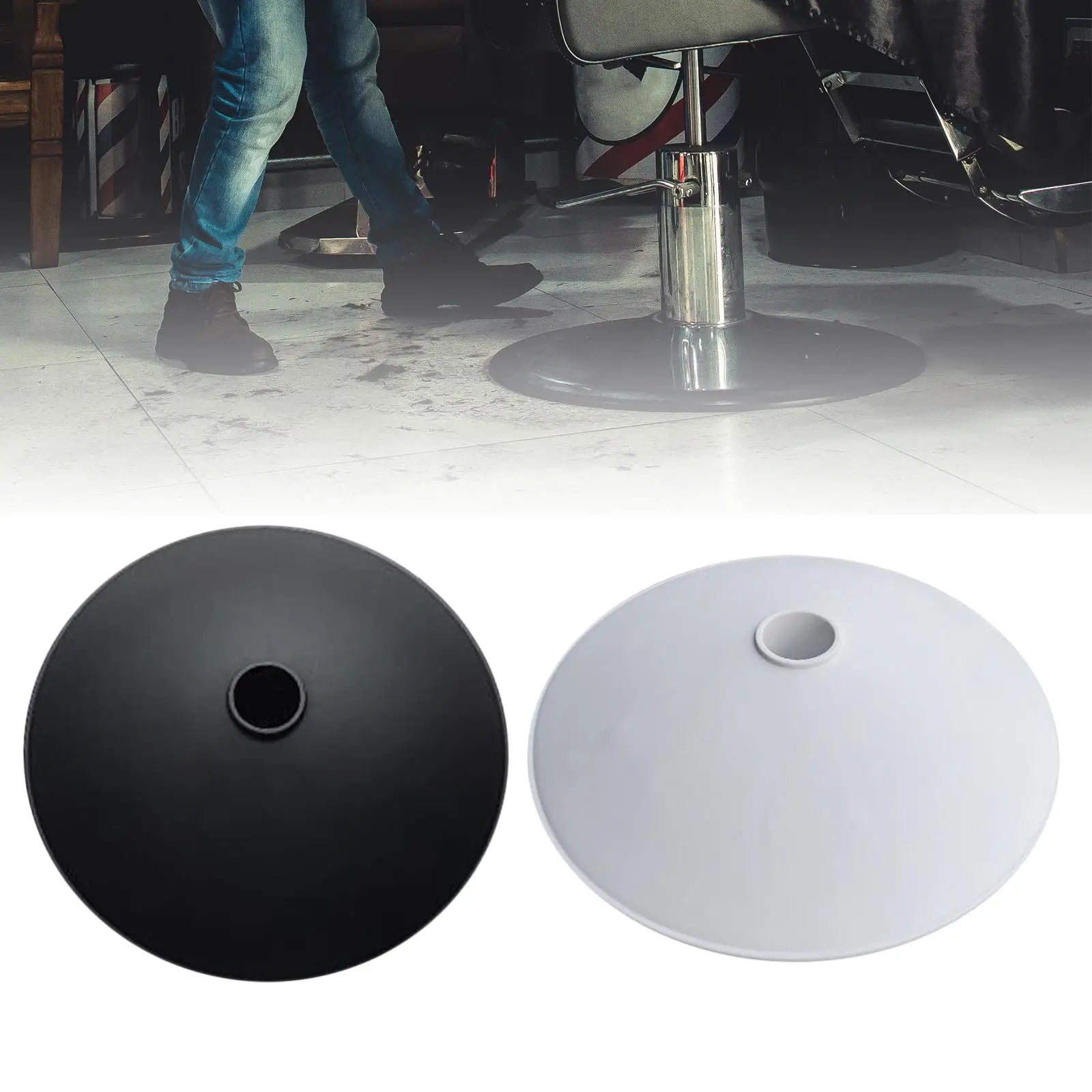 Bar Stool Round Base Replacement Furniture Accessory Multipurpose Barber Stool Base for Office Desk Restaurant Bar Hotel Zpaxo