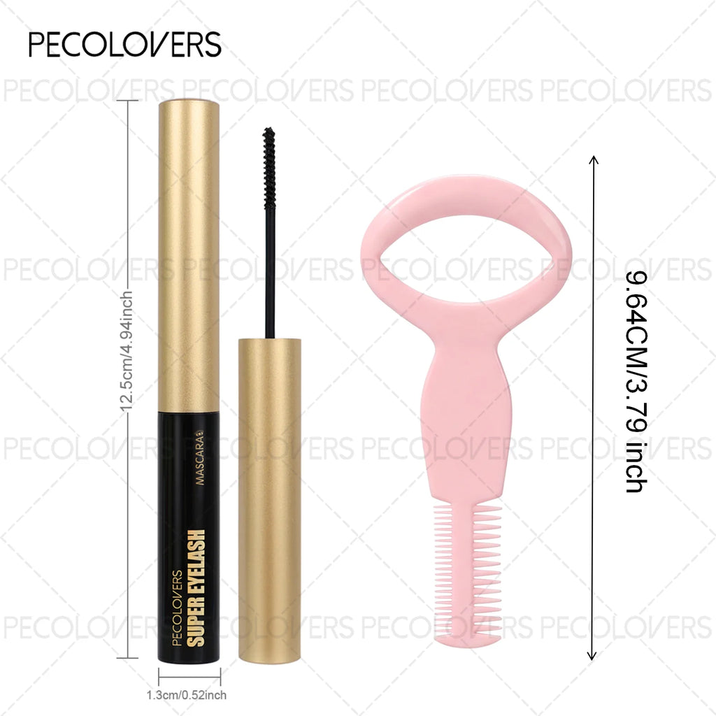 2PCS/Set Mascara Matching Eyelash Application Tool with Comb - Waterproof, Suitable for Creating Thick and Curled Eyelashes Zpaxo