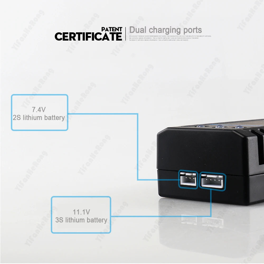 B3 Pro Compact Professional Balance Charger 100 - 240V 10W 20W for 2S 3S 7.4V 11.1V Lithium LiPo Battery B3AC Zpaxo