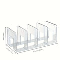 4-Lattice Shoes Storage Rack Children Acrylic Transparent Delicate Zpaxo 1 Pack