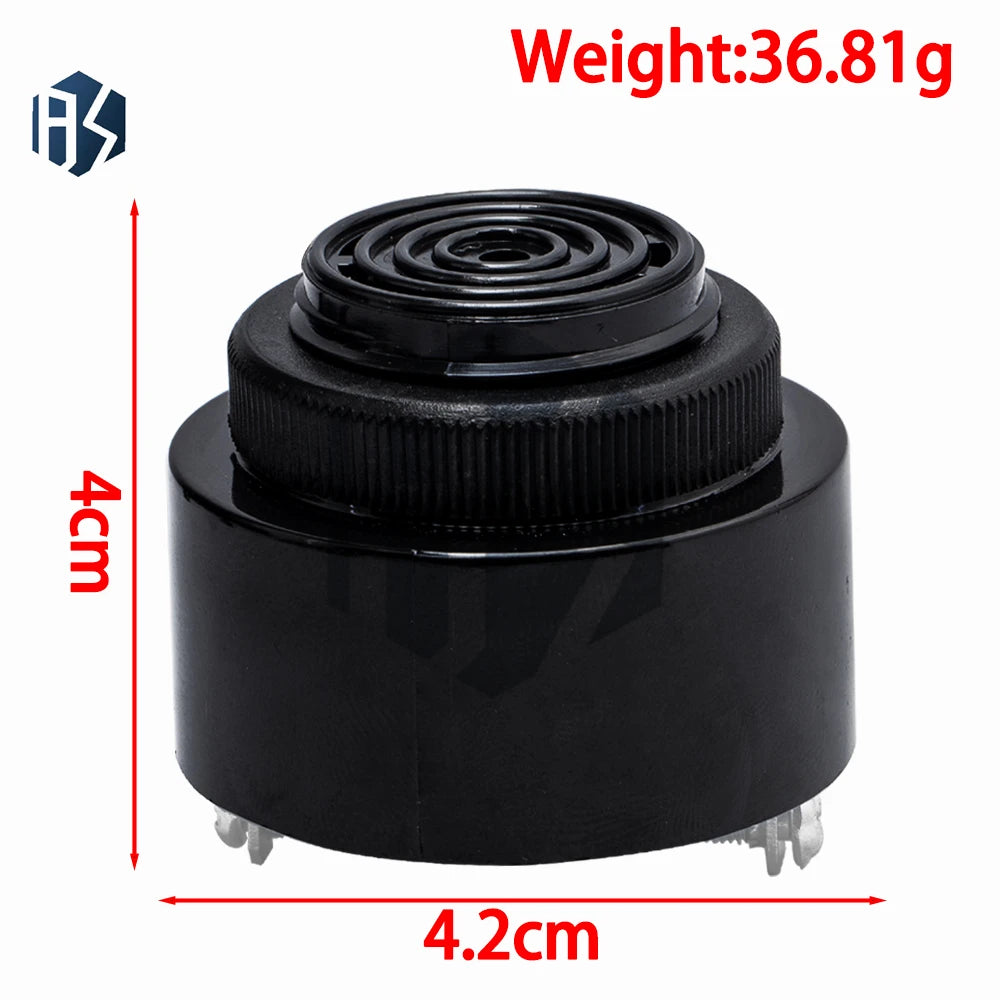 SFM380 Active Buzzer 12V 24V 4310 Piezoelectric DC Speaker Car Dedicated Continuous Sound Voice SFM380 Active Buzzer 12V 24V 43 Zpaxo