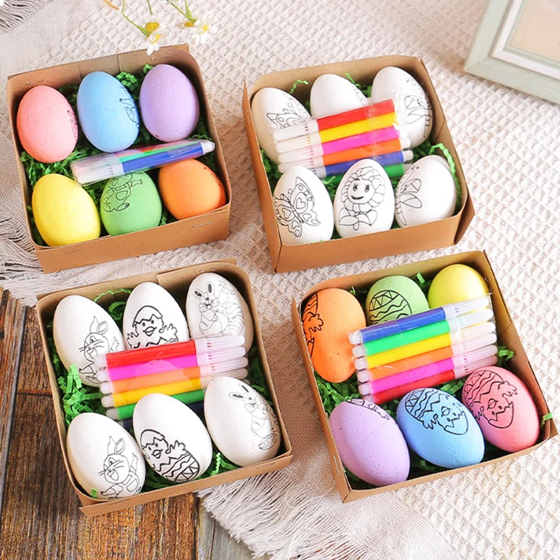 Hand-drawn Easter Egg Drawing Toys Party Supplies Ideal Various