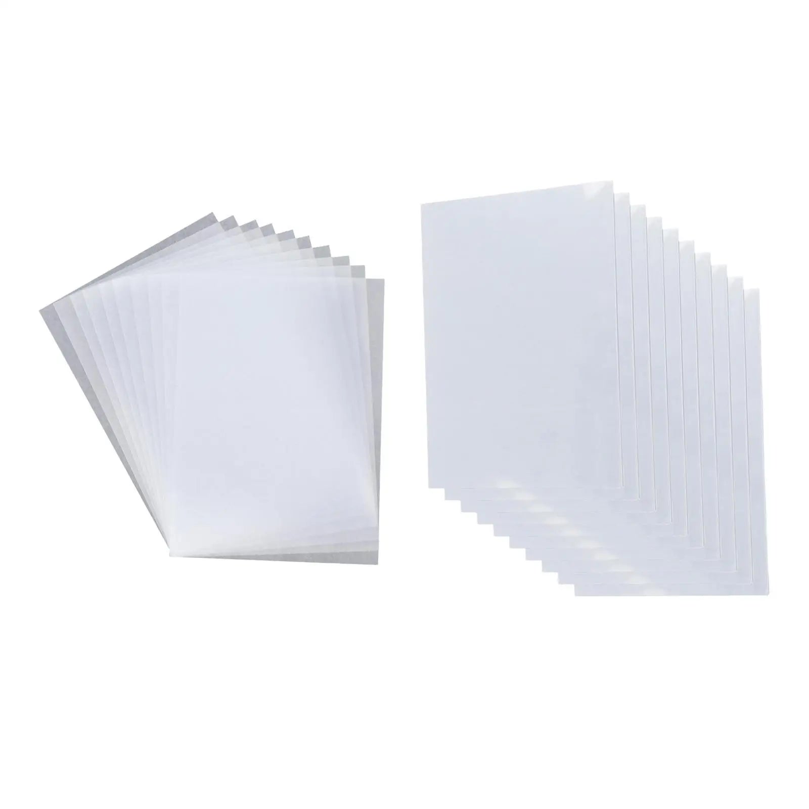 10Pcs Heat Shrink Plastic Sheets 0.3mm Thickness Multipurpose for Pendants, Earrings DIY Accessories Lightweight 5.7x7.8inch Zpaxo