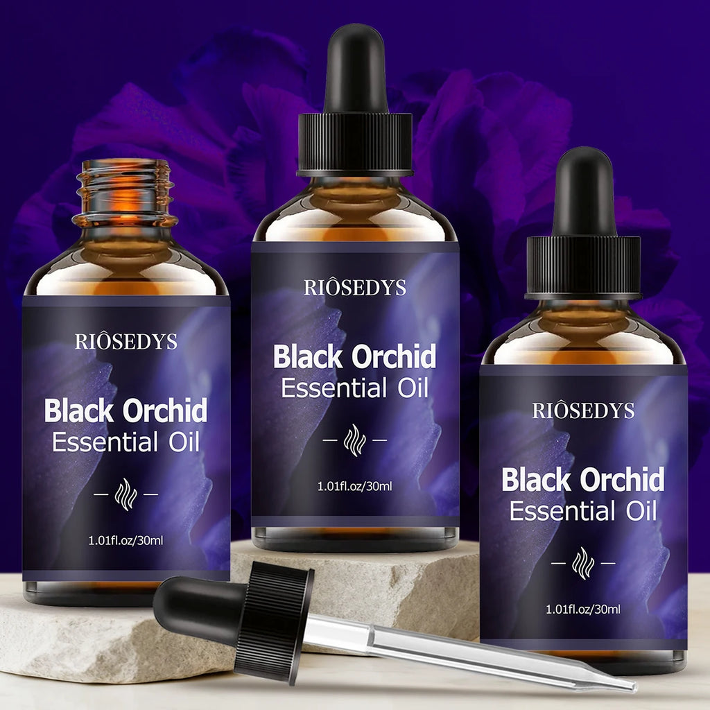 Black Orchid Essential Oil Refreshing Aroma Suitable Body Massage Zpaxo
