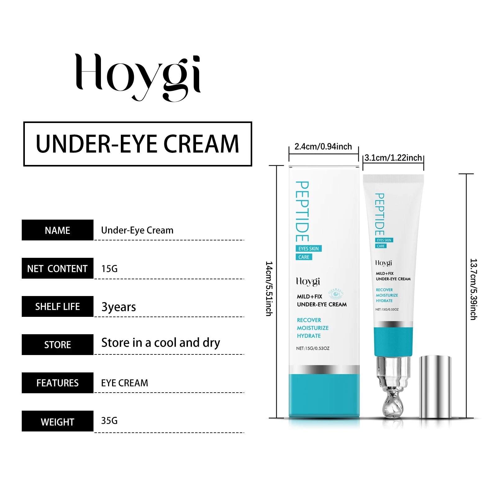 Hoygi Retinol & Bee Venom Peptide Firming Eye Cream Series Anti-Aging Eye Cream Zpaxo Peptide
