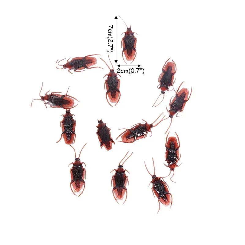 Realistic Cockroach Model Novelty Prop Toy Pranking April Fools' Day