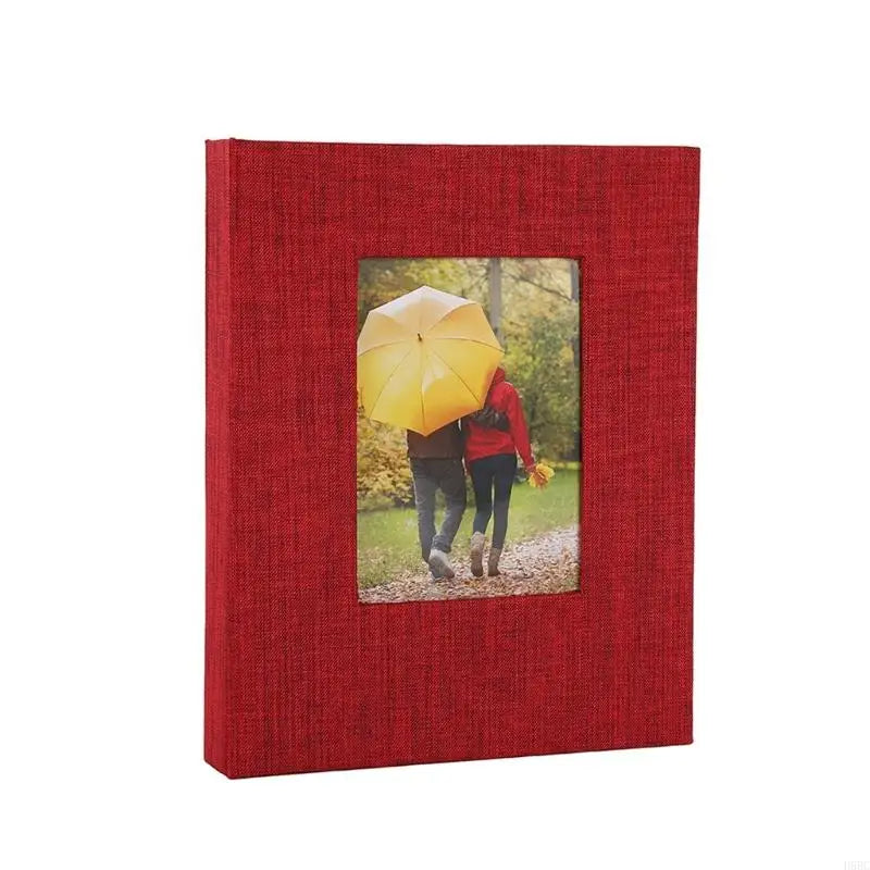 Photo Album 4x6 144 Photos Picture Linen Fabric Cover Book Family