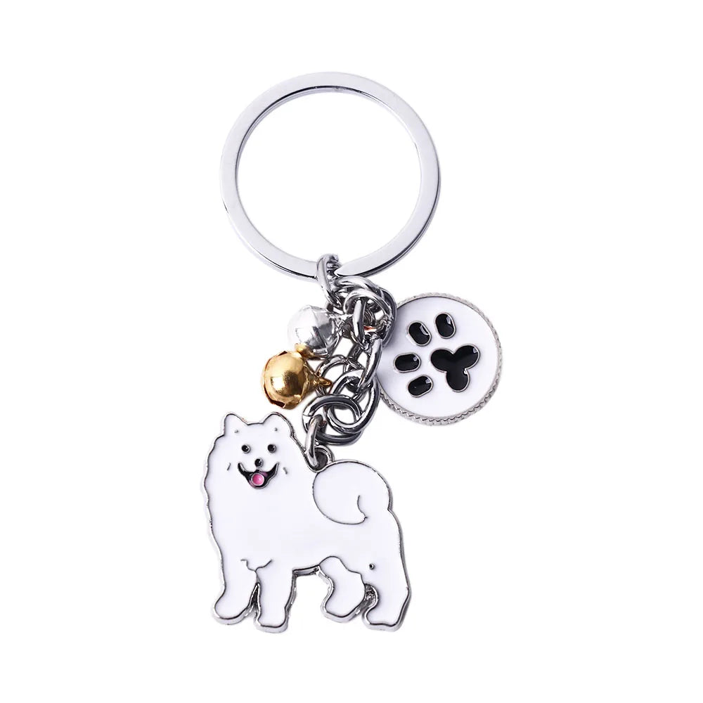 Women Bag Jewelry Maltese Enamel Golden Retriever Animal Bell Dog Zpaxo Samoyed