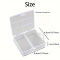 AA AAA Battery Storage Box Transparent Can Hold 24 Batteries Zpaxo AA-24