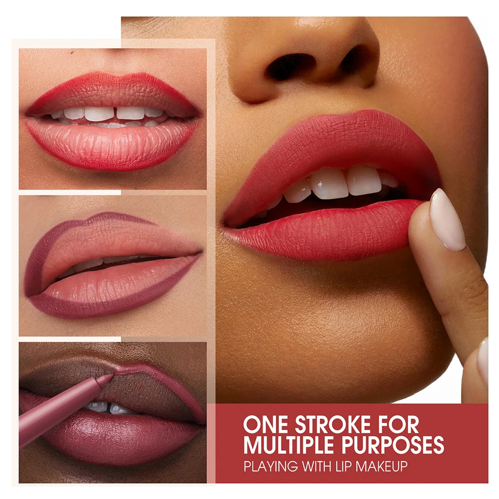 AVIERLL Matte Lip Liner Long-lasting Waterproof Easy-to-apply Zpaxo