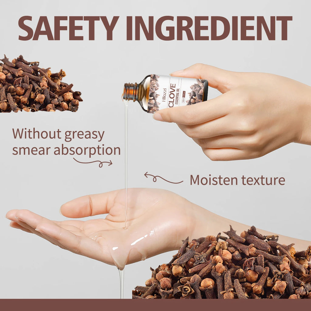 30ml clove essential oil non-greasy long-lasting fragrance aromatherapy diffuser humidifier massage soap DIY production Zpaxo