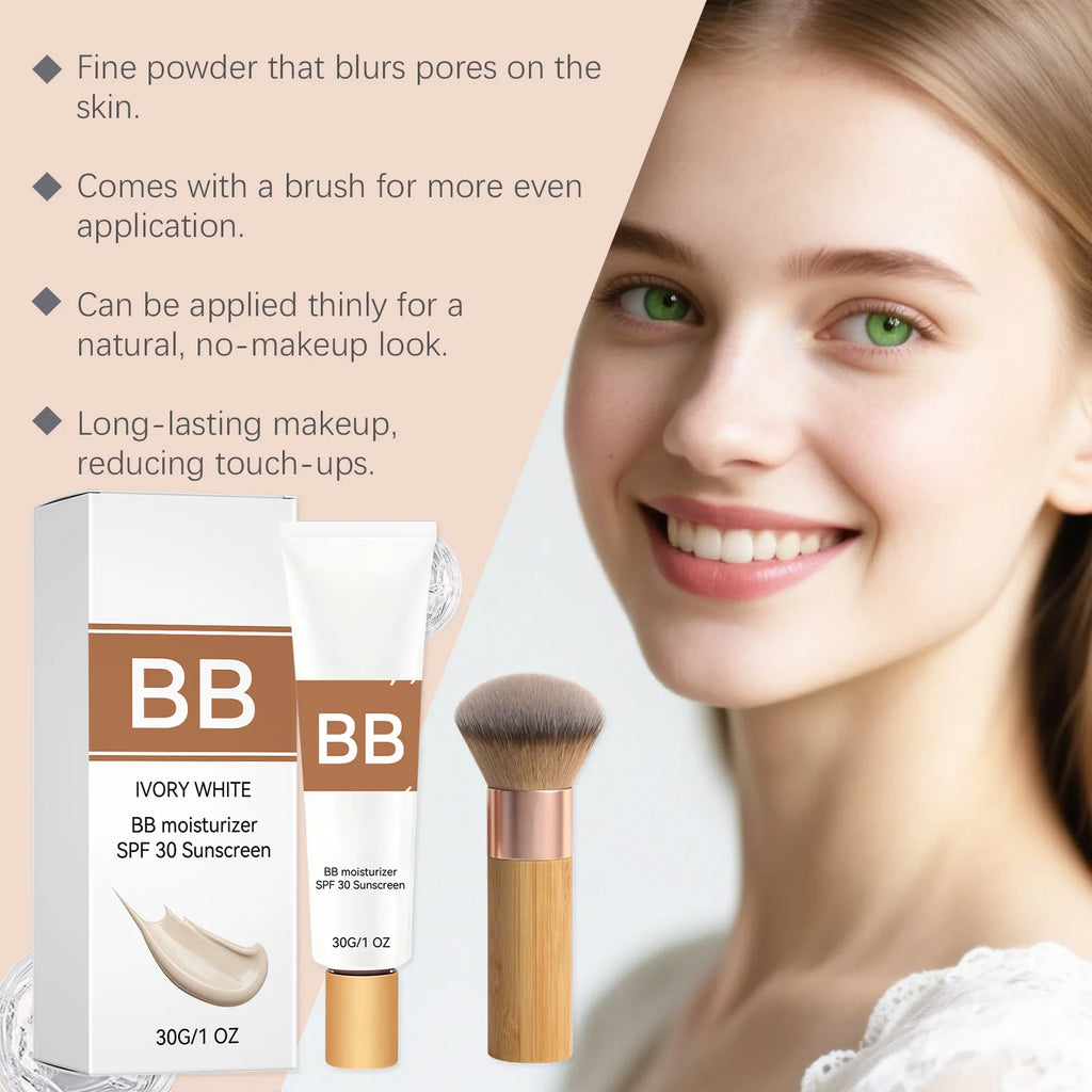 SPF30 BB Cream – Moisturizing, Waterproof & Concealing BB Cream Makeup Zpaxo