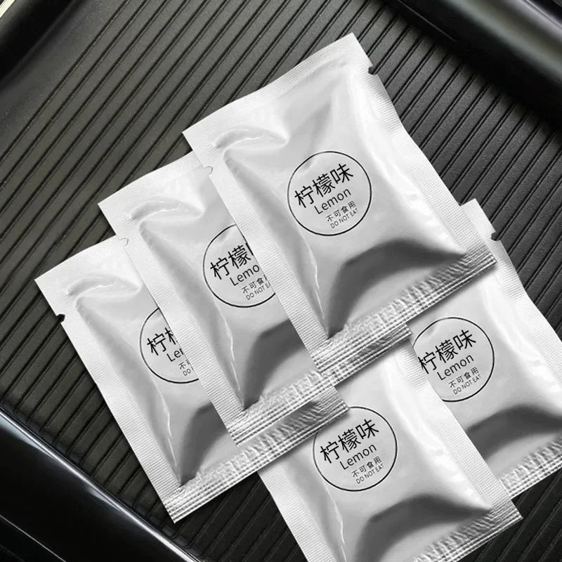 5-10PCS Car Air Outlet Aromatherapy Tablets Air Outlet Supplement Tablets Small Fan Pe Solid Fragrance Tablets Perfume Pads Zpaxo