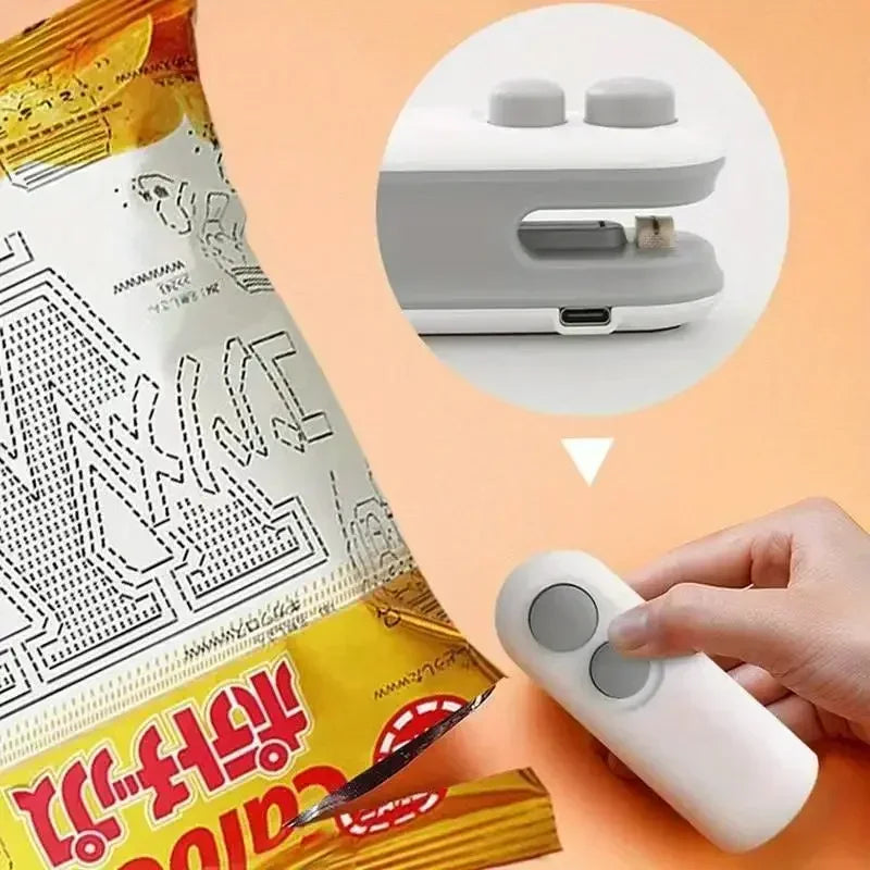 Mini Sealer 1 Sealing Cutting USB-C Rechargeable Bag Portable
