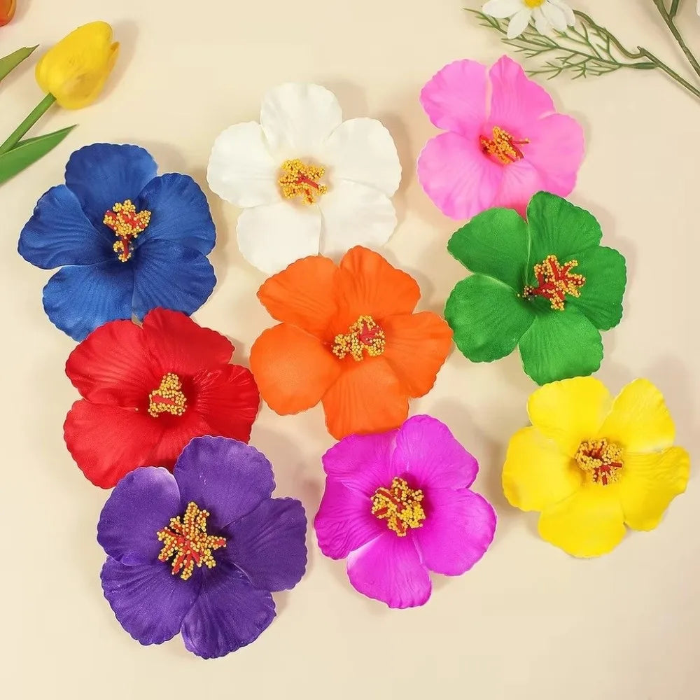 Egg Flower Hawaiian Flower Hair Clips Bohemian Flower Romantic Hair Barrettes Headdress Decorative Head Side Clip Zpaxo