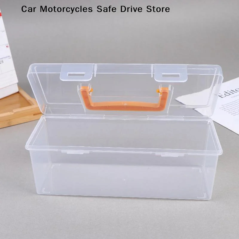 Professional Plastic Tool Organizer Transparent Parts Storage