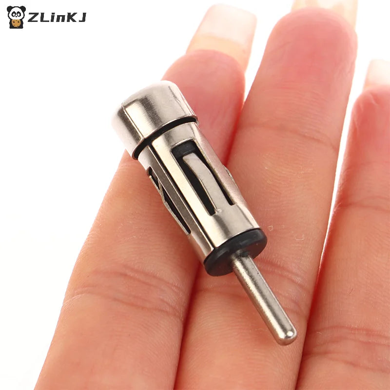 ▶1/5PCS Car Vehicles Radio Stereo ISO To Din Aerial Antenna Mast Adapter Connector Plug Autoradio Accessories Zpaxo