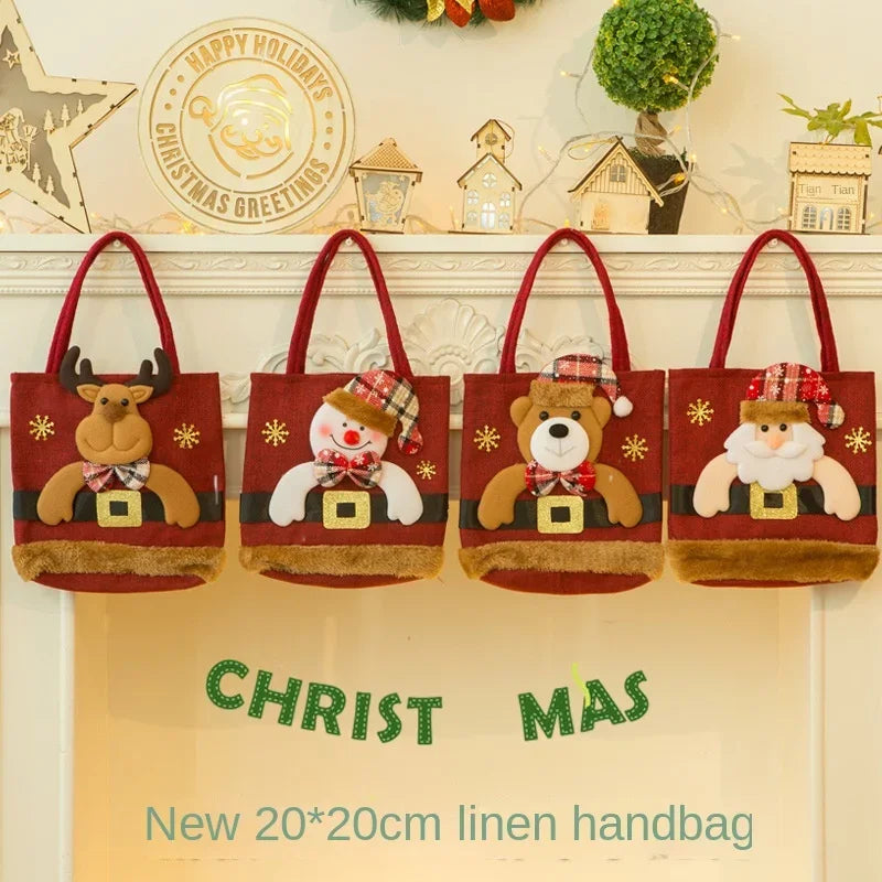 2025 Christmas Portable Apple Bag Eve Creative Candy Children's Small