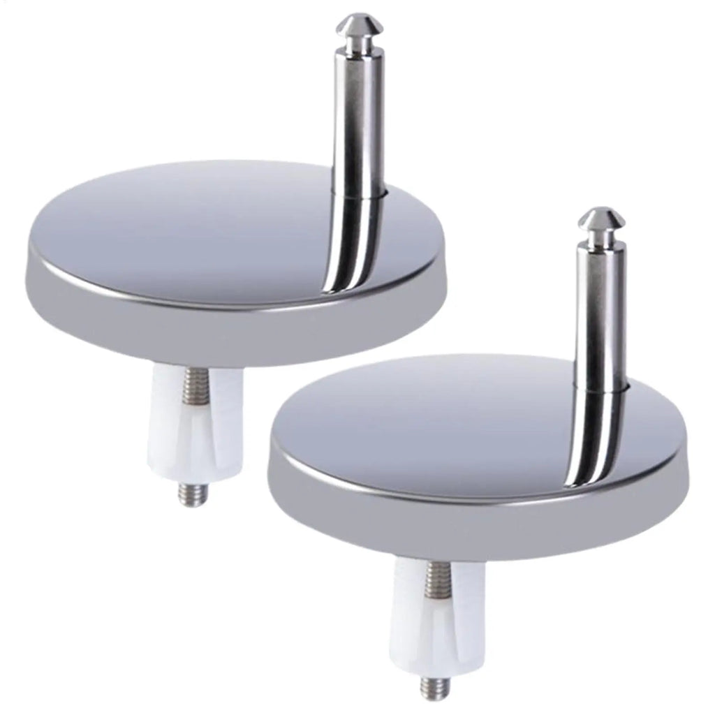 2-Pack Universal Toilet Seat Hinges – Stainless Steel Top Fix Toilet Seat Hinges Zpaxo