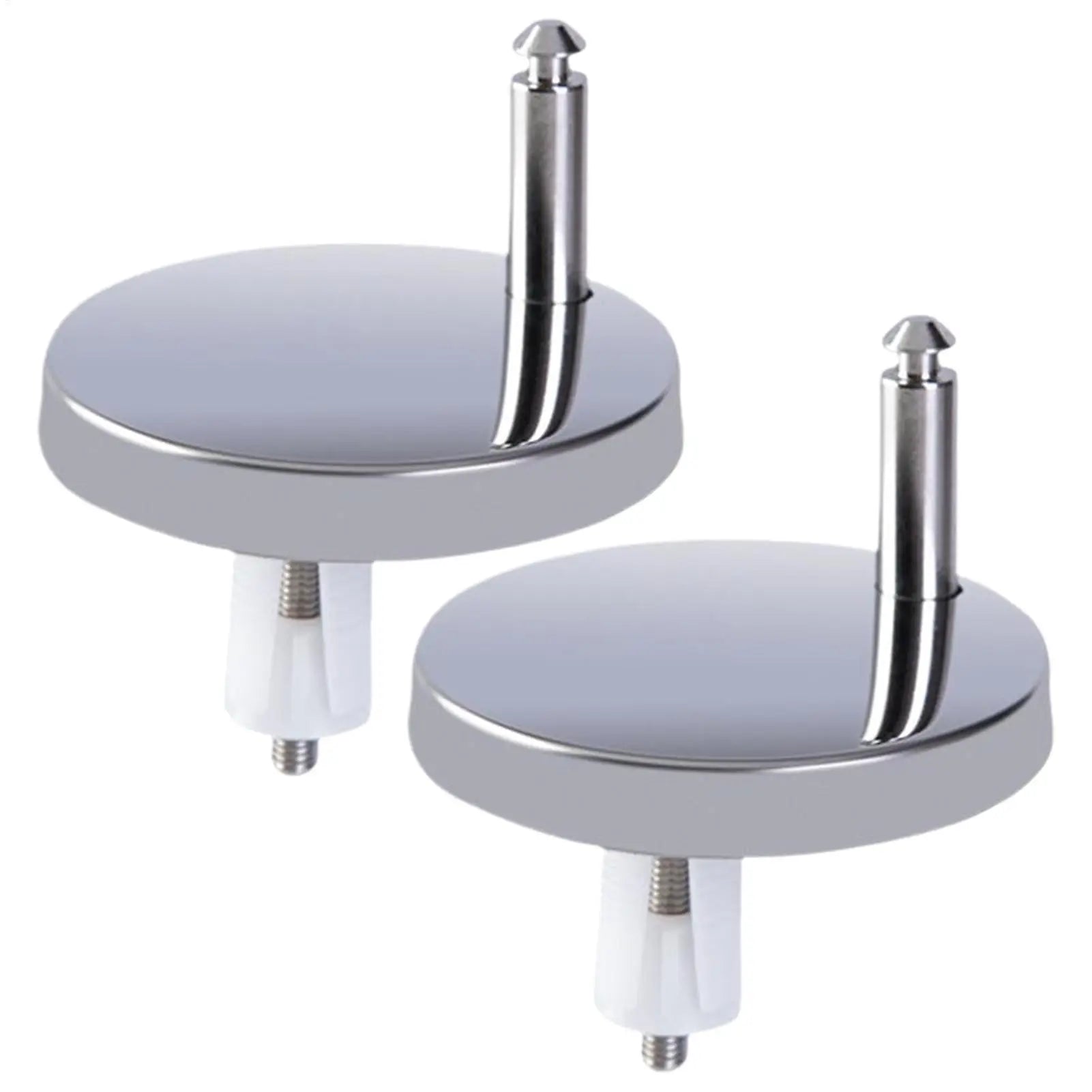 2-Pack Universal Toilet Seat Hinges – Stainless Steel Top Fix Toilet Seat Hinges Zpaxo