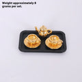 ▶4Pcs Dollhouse Handmade Miniature Tea Cup Model Simulation Micro Tea Pot Scene Ornaments DIY Decorative Accessories Zpaxo A1