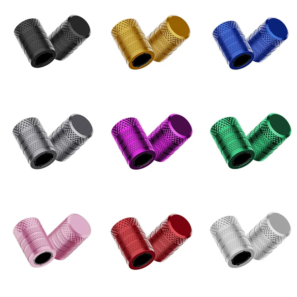 Aluminum Tire Valve Stem Caps – Cars, Trucks, Motorcycles & Bikes