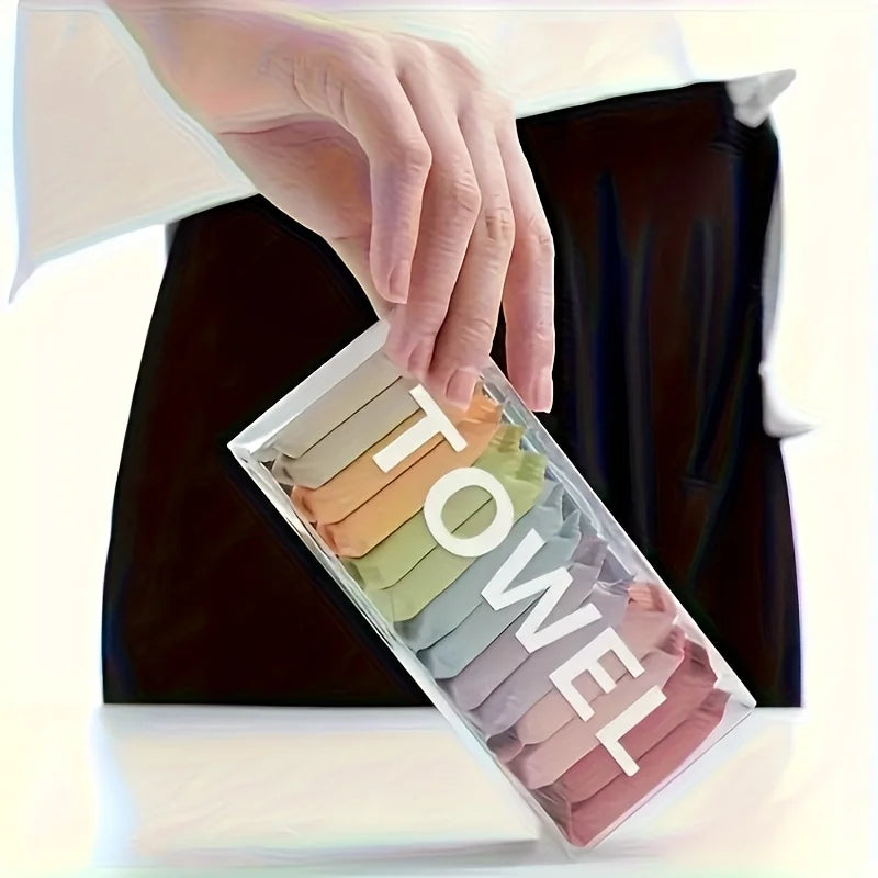 7 Portable Compressed Disposable Towels Thickened Lightweight Ideal