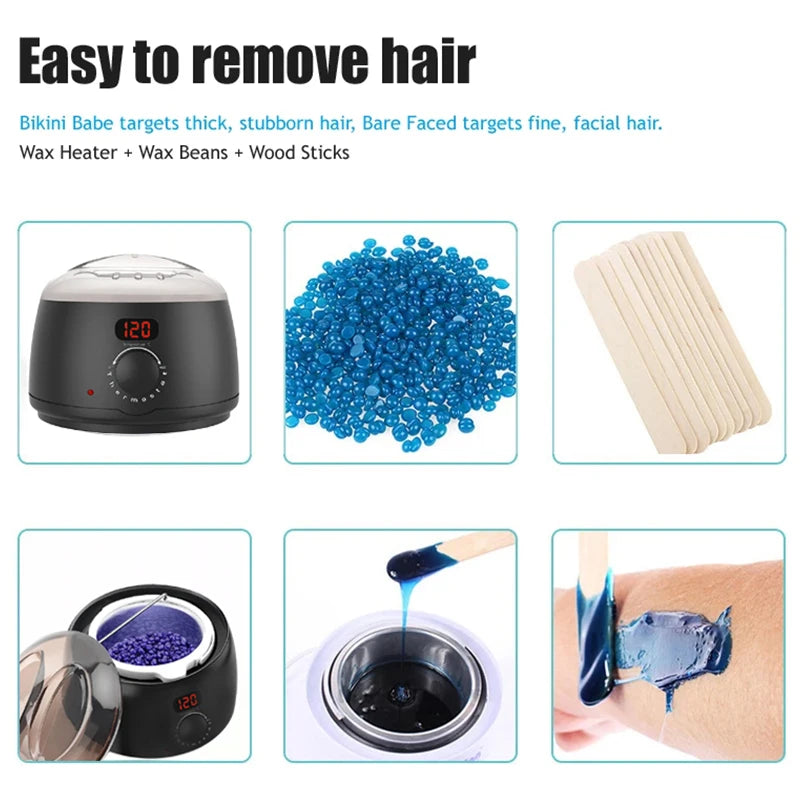 500ml Wax Heater Warmer Pot with LCD Display | Salon Use Wax Warmer Heater Zpaxo