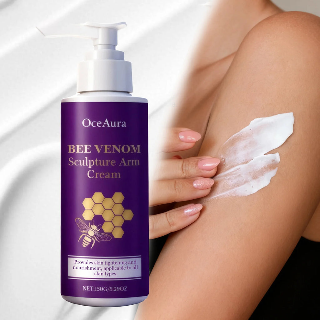 Bee Venom Arm Firming Cream Tightening Moisturizer for Loose Skin Anti-Aging Hydrating Cream with Royal Jelly Winter Body Care Zpaxo
