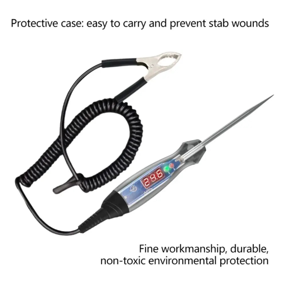 Heavy Duty Automotive Test Light Digital LED 3-60V DC Circuit Tester Zpaxo
