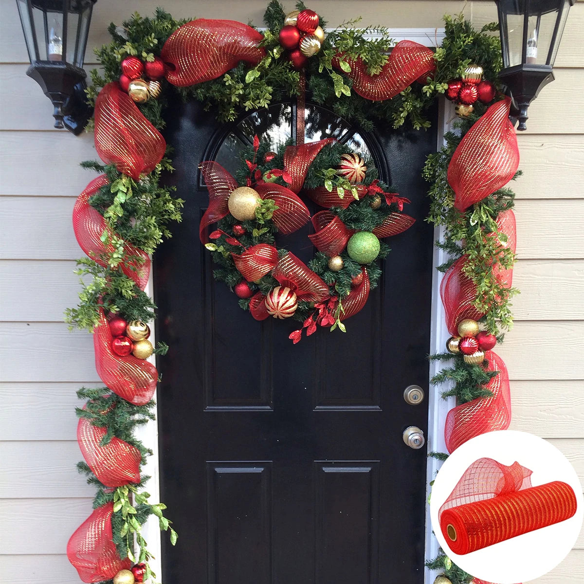 Christmas Deco Mesh Tulle Roll – DIY Wreath & Holiday Ribbon