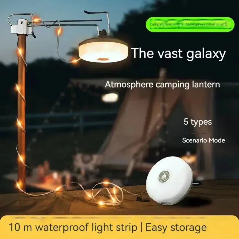ESMARTER 10M Waterproof RGB LED Camping Light Strip | IP44 LED Light Strip Zpaxo