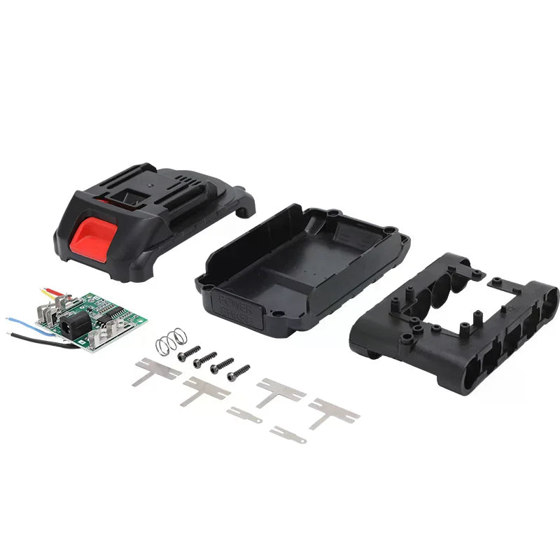1Set Battery Plastic Case Box DIY For 18650 Nylon Shell Battery Board CaseElectric Drill Case Black Circuit Board Zpaxo
