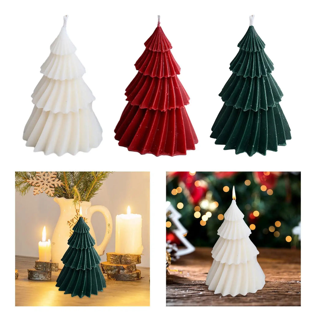 Christmas Tree Scented Candle Fragrance Props Home Decoration Zpaxo