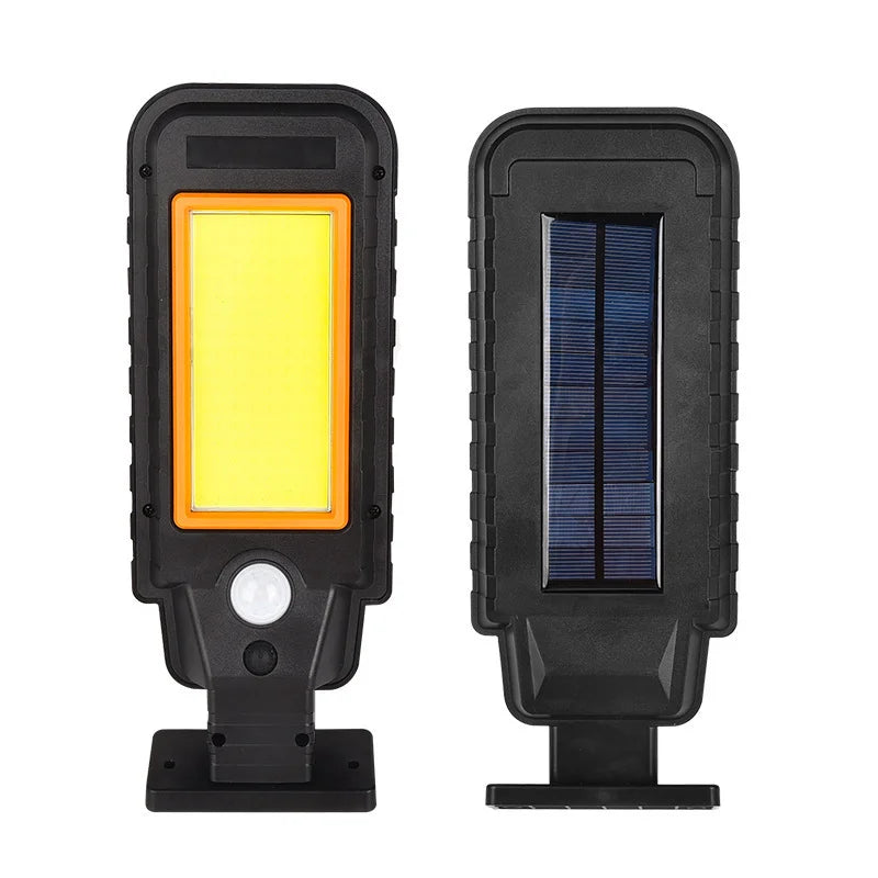 Solar Wall Light 128 COB LED – Motion Sensor & Remote Control