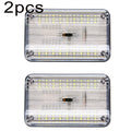 36 LED Car White Rectangular Lights 12V Vehicle Ceiling LED Lighting Lamp Auto Dome Reading Light with On/Off Switch Trunk Lamp Zpaxo 2pcs One pretend