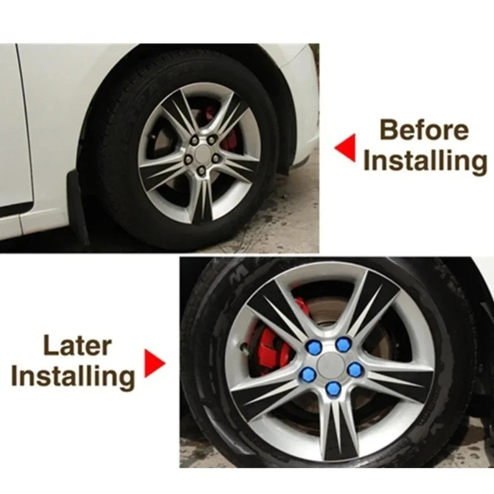 20-Pack Car Wheel Nut Caps 17/19/21mm – Anti-Rust Hub Covers