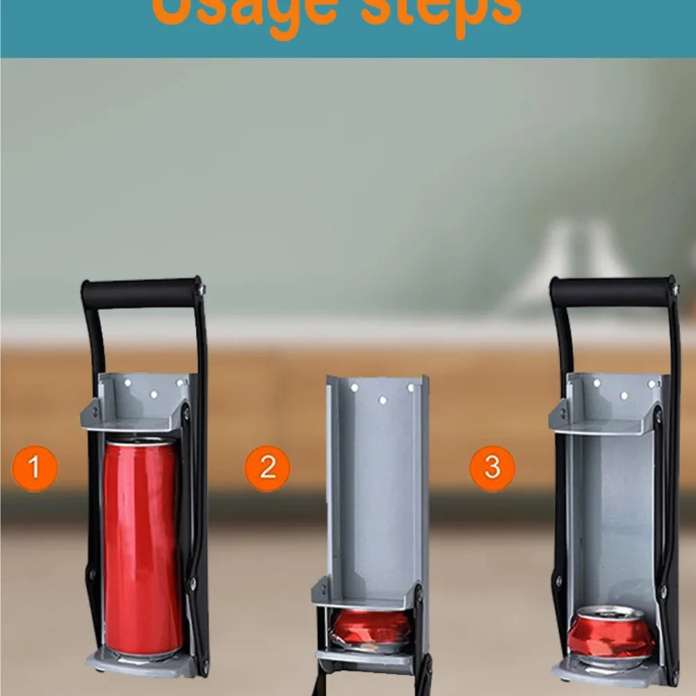 1pc Can Crushers Wall Mounted Aluminum Can Smasher - Ideal for Garbage Can and Recycling Bin kitchen accessories Zpaxo
