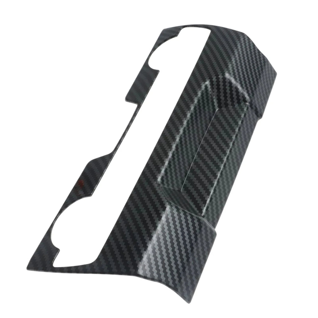 1Pc Vehicle Carbon Fiber Inner Central Console AC Switch Panel Cover Trims Replacement For Honda Civic 2016-2021 Car Accessories