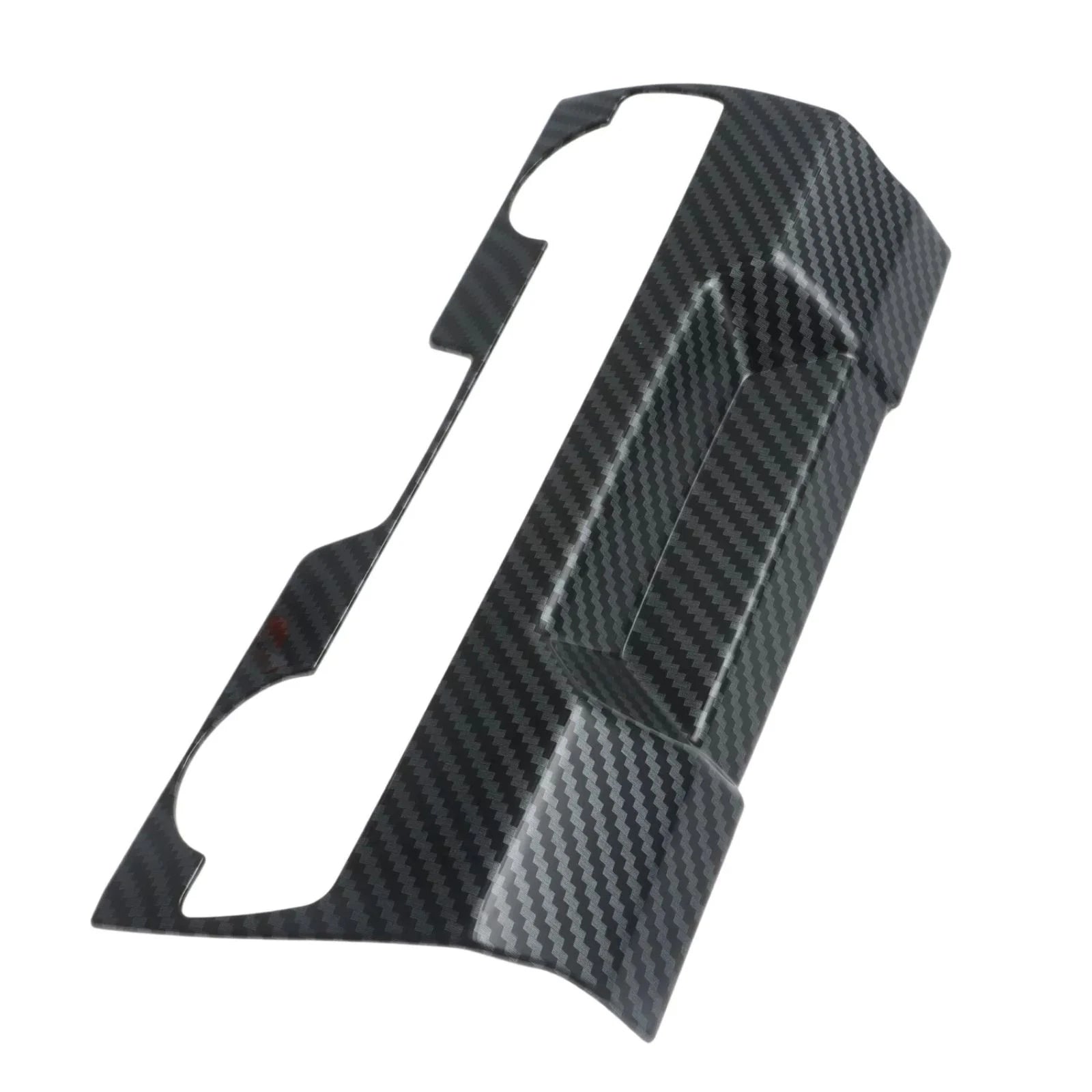 1Pc Vehicle Carbon Fiber Inner Central Console AC Switch Panel Cover Trims Replacement For Honda Civic 2016-2021 Car Accessories