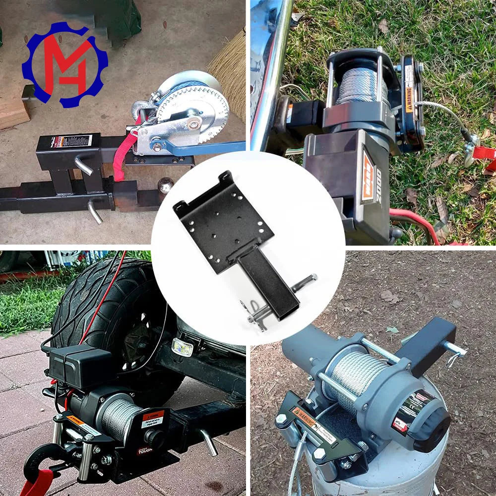 Universal Winch Hitch Bracket – ATV, UTV & Truck Receiver Mount