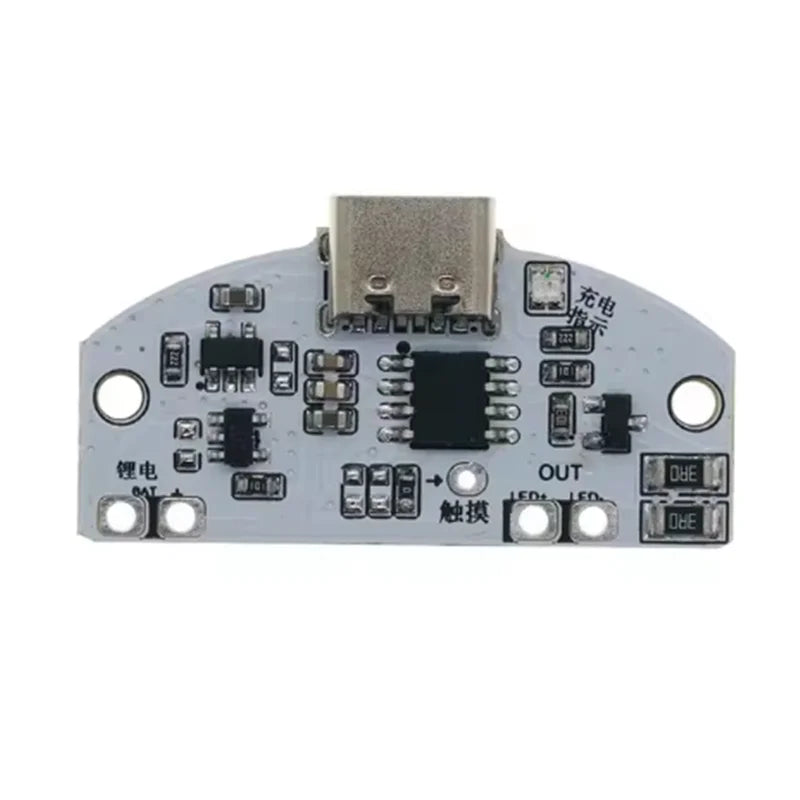 New TYPE-C Table Lamp Circuit Board USB Charging Three Level Stepless Dimming LED Touch Night Light Control Module Zpaxo
