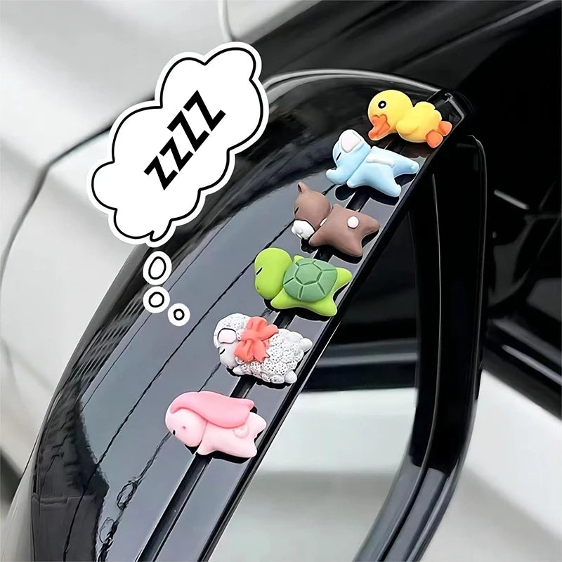 6-Pack Mini Turtle Car Dashboard Ornaments – Cute Resin Decor
