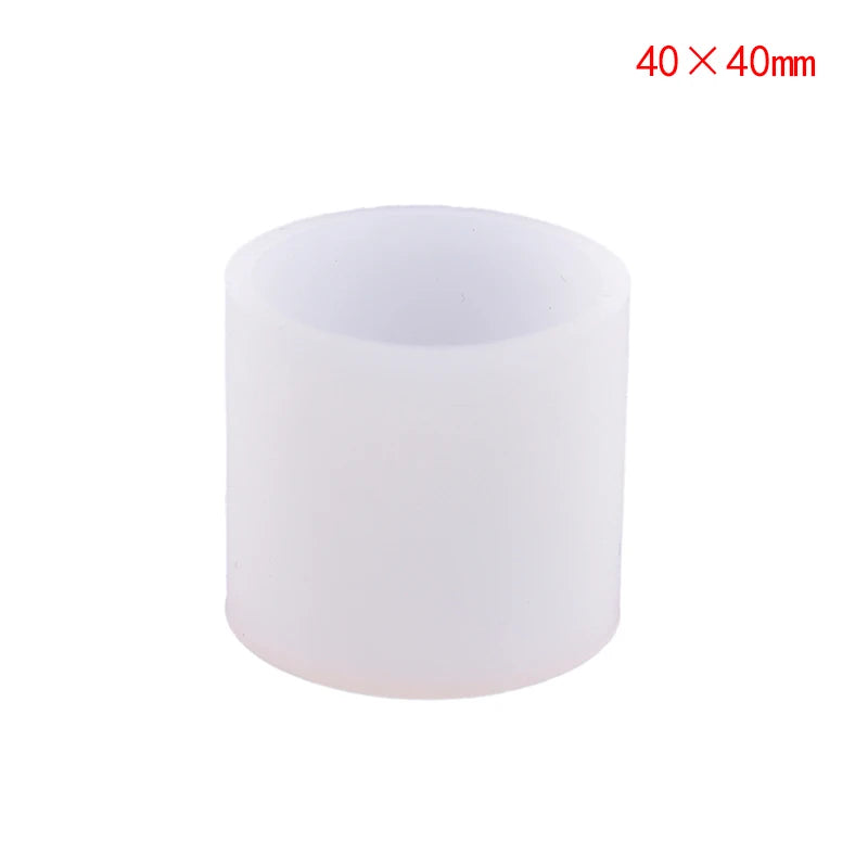 Cylindrical Candle Mould Handmade Mold Silicone Wax Small Craft Zpaxo 3