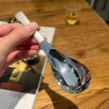 Stainless Steel Soup Spoon Silver Mirror Polished Flatware Rice Home Zpaxo Style8