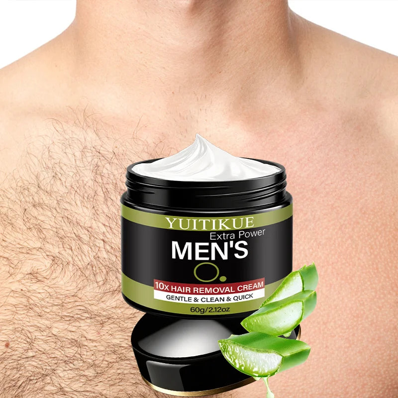 YUITIKUE Men's Hair Removal Cream – Gentle, No Irritation Hair Removal Cream Zpaxo