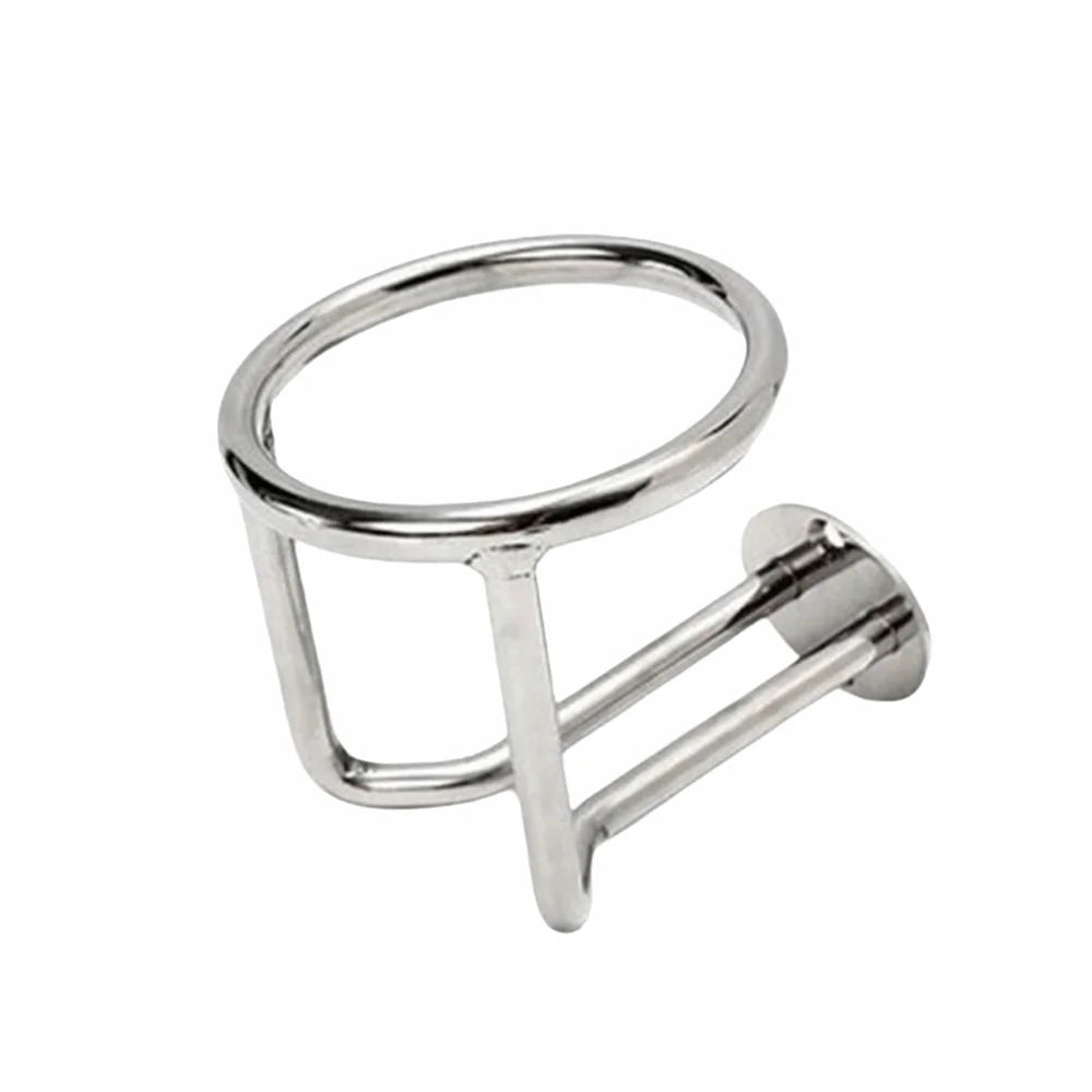 Stainless Steel Boat Ring Cup Holder Mirror Polished Closed Design Zpaxo
