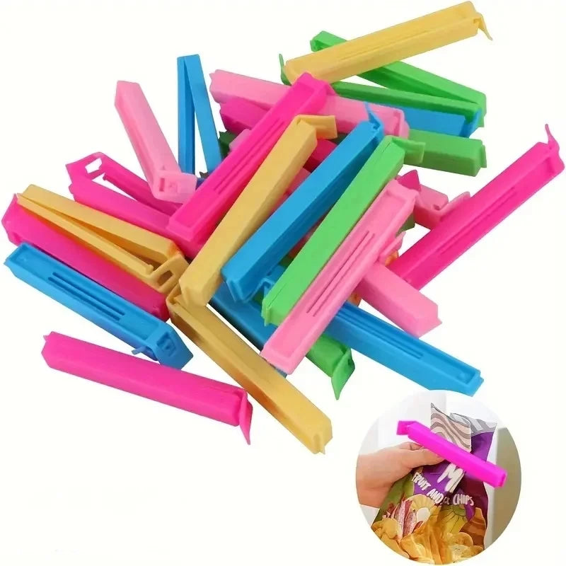 Colorful Sealing Clips Freshness Retaining Snack Bag Clamp Moisture